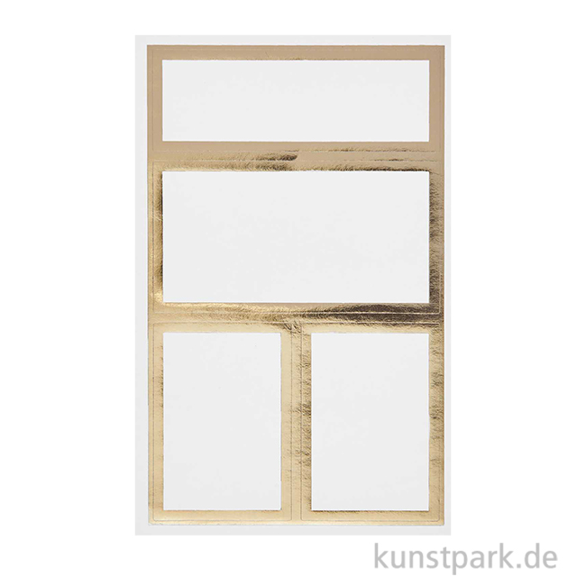 Artikelbild 1 des Artikels “Etiketten Aufkleber - Gold, 3 Bögen “