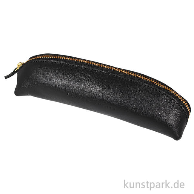 Artikelbild 1 des Artikels “Etui im Retrostyle aus Leder - Schwarz, Trapezförmig “