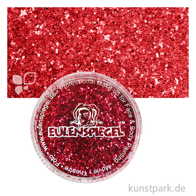 Artikelbild 1 des Artikels “Eulenspiegel Polyester-Streuglitzer 6 g Dose | Rubinrot“