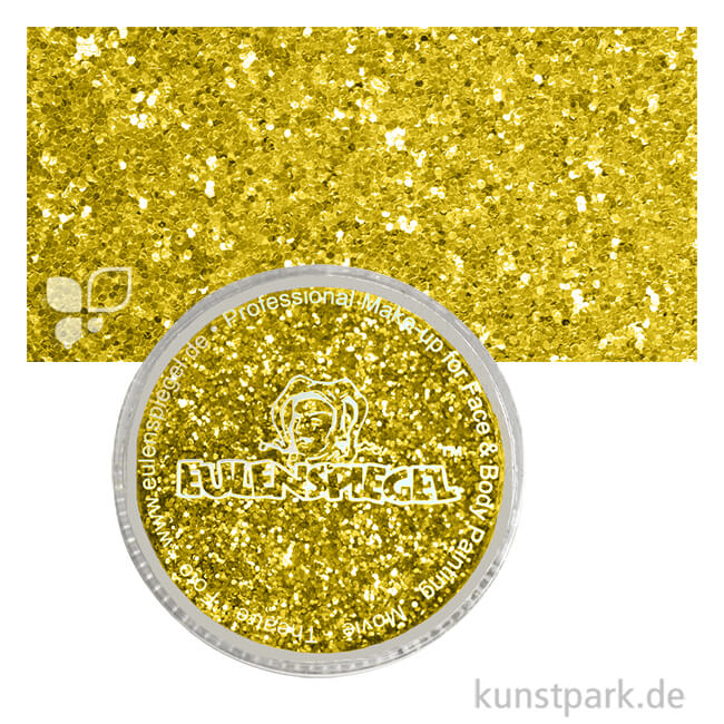 Artikelbild 1 des Artikels “Eulenspiegel Polyester-Streuglitzer 6 g Dose | Sonnengelb“