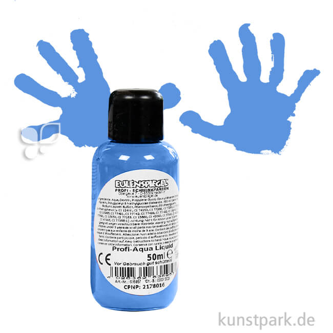 Artikelbild 1 des Artikels “Eulenspiegel Profi-Aqua Liquid Körperfarbe 50 ml | Himmelblau“