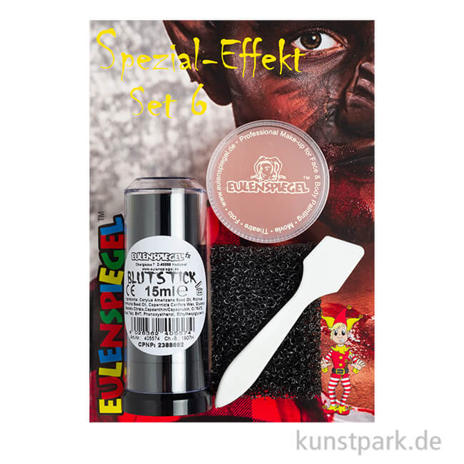 Artikelbild 1 des Artikels “Eulenspiegel Spezial-FX Set 6 - Blutstick, Effektwachs und Zubehör “