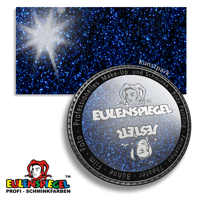 Artikelbild 1 des Artikels “Eulenspiegel Tattoo-Glitzer 6 g Dose | Königs-Blau“