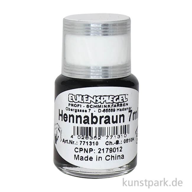 Artikelbild 1 des Artikels “Eulenspiegel Tattoo-Farbe HennaBraun, 7 ml “