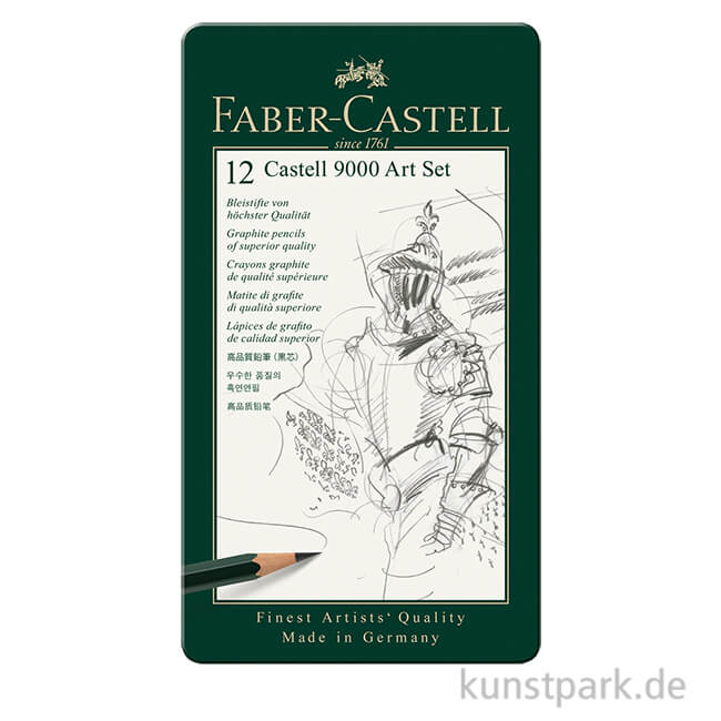 Artikelbild 1 des Artikels “Faber-Castell 9000 Art, 12 Bleistifte im Metalletui “