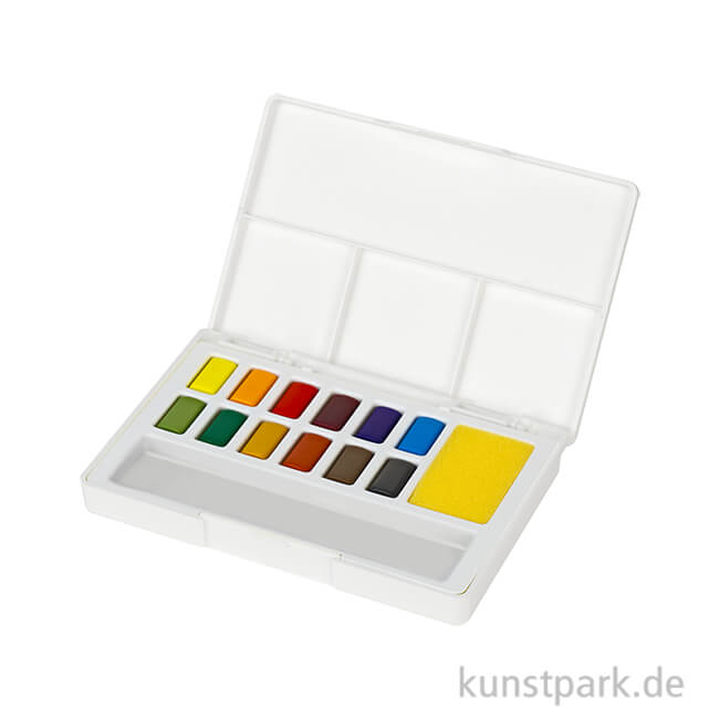 Artikelbild 1 des Artikels “Faber-Castell Aquarellfarben Kasten mit 12 Näpfchen “