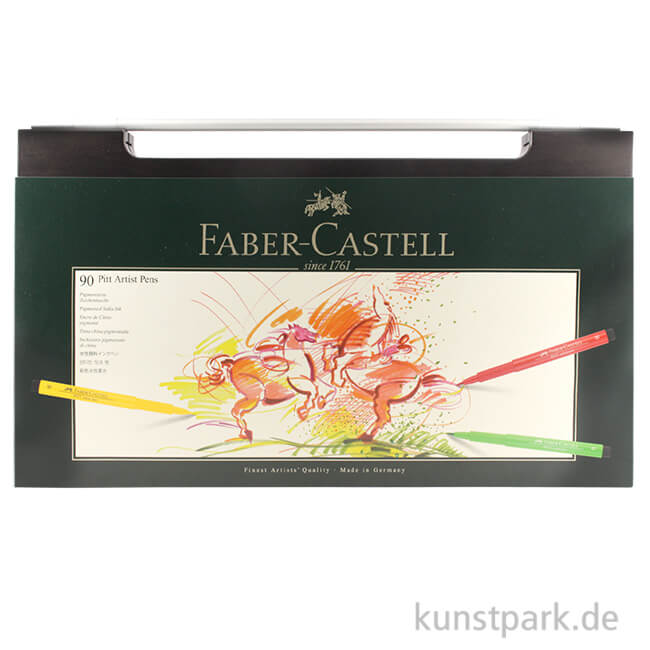 Artikelbild 1 des Artikels “Faber-Castell PITT Artist Pen - 90er-Set im Holzkoffer “