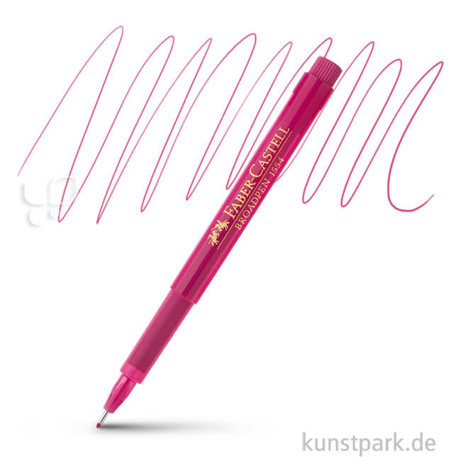 Artikelbild 1 des Artikels “Faber-Castell BROADPEN 1554 Fineliner einzeln Stift | Pink“