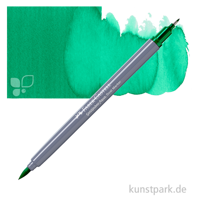 Artikelbild 1 des Artikels “Faber-Castell GOLDFABER Aqua Dual Marker Einzelstift | 163 Smaragdgrün“