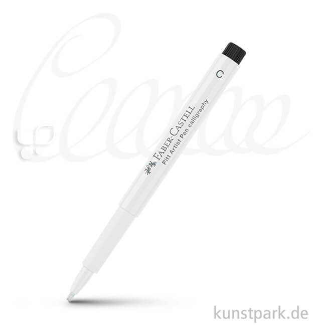 Artikelbild 1 des Artikels “Faber-Castell PITT Artist Pen Calligraphy einzeln Stift | 101 Weiß“