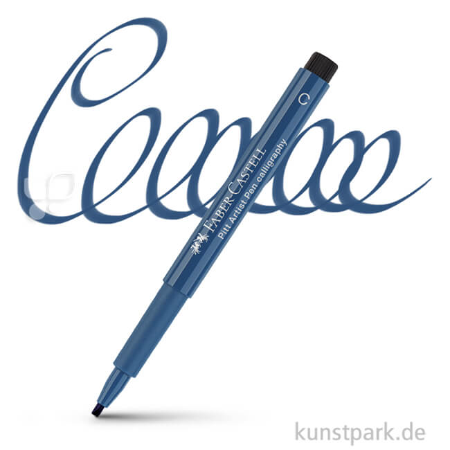 Artikelbild 1 des Artikels “Faber-Castell PITT Artist Pen Calligraphy einzeln Stift | 247 Indanthrenblau“