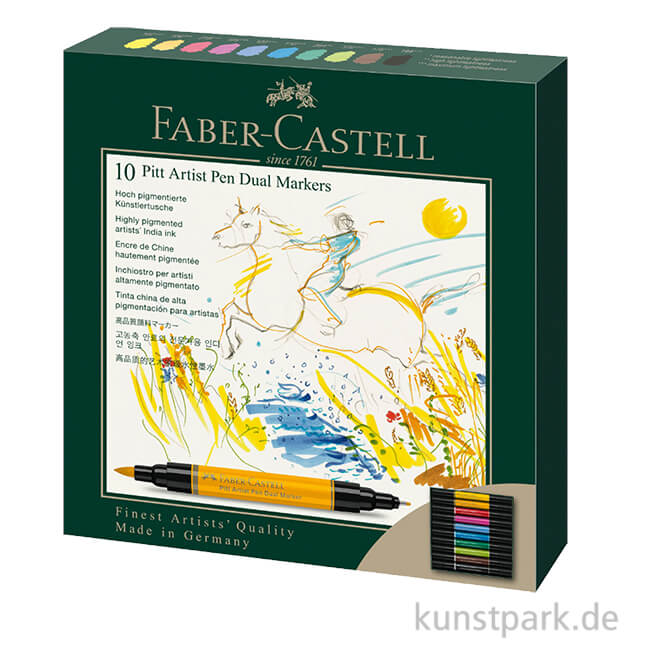 Artikelbild 1 des Artikels “Faber-Castell PITT Artist Pen Dual Marker - 10er Set “