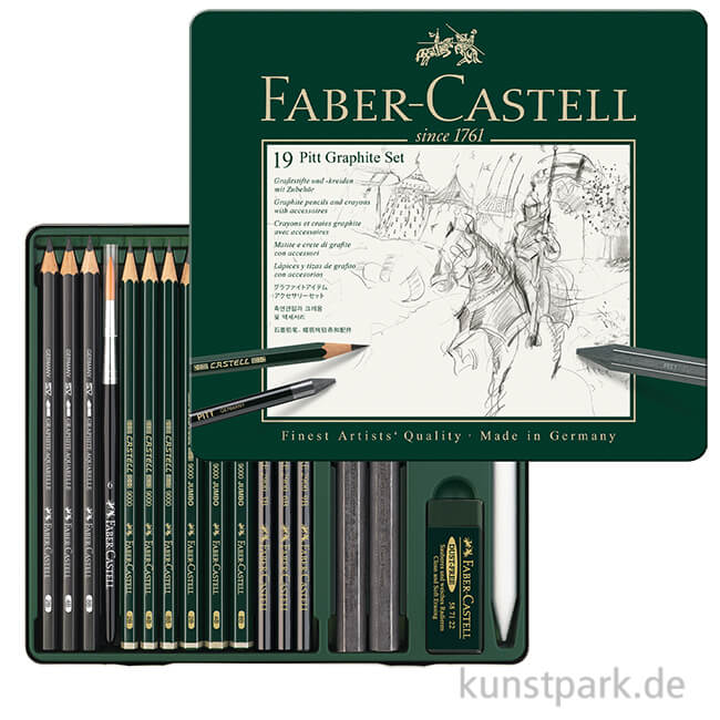Artikelbild 1 des Artikels “Faber-Castell PITT Graphite Set medium - 19teilig “