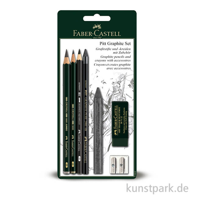 Artikelbild 1 des Artikels “Faber-Castell PITT Graphite Set, mit 5 Stiften und Zubehör “