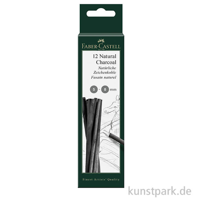 Artikelbild 1 des Artikels “Faber-Castell PITT natürliche Zeichenkohle - Set 5-8 mm“