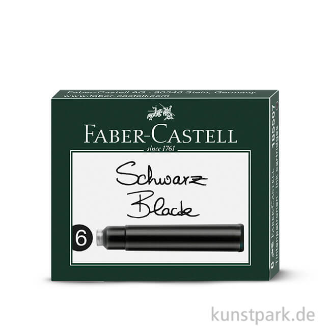 Artikelbild 1 des Artikels “Faber-Castell Tintenpatronen Standard 6 Stück Schwarz“