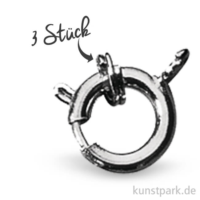 Artikelbild 1 des Artikels “Federringe mit Spaltring, 9 mm, 3 Stück Platin“
