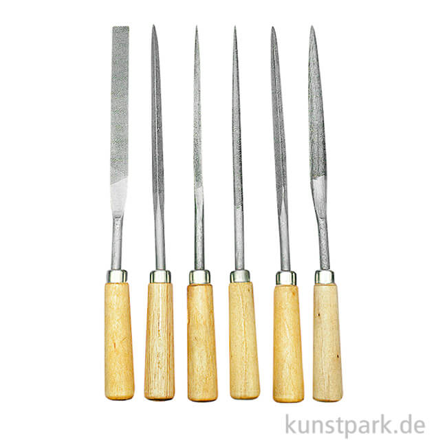 Artikelbild 1 des Artikels “Feilenset mit Holzgriff 6-teilig “