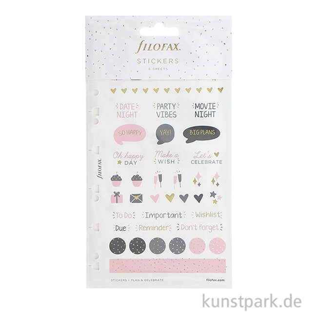 Artikelbild 1 des Artikels “FILOFAX Sticker - Confetti, 6 Stickerbögen “