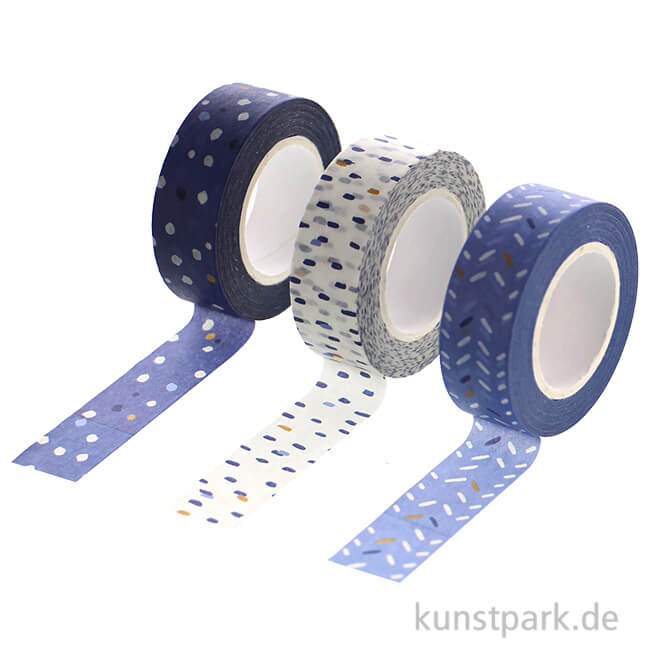 Artikelbild 1 des Artikels “FILOFAX Washi Tape Set - Indigo, 3 Stück, je 5m “