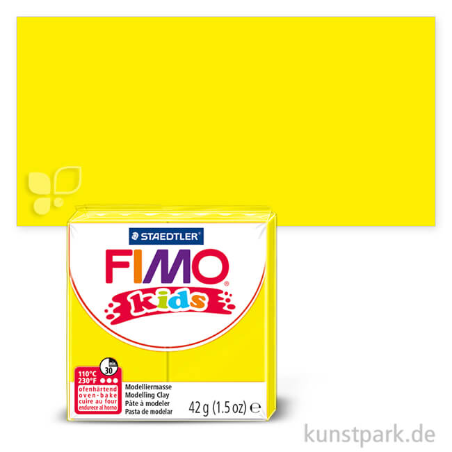 Artikelbild 1 des Artikels “FIMO Kids Knete 42 g Einzelfarbe | Gelb“