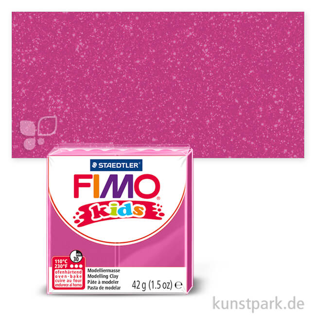 Artikelbild 1 des Artikels “FIMO Kids Knete 42 g Einzelfarbe | Glitter pink“