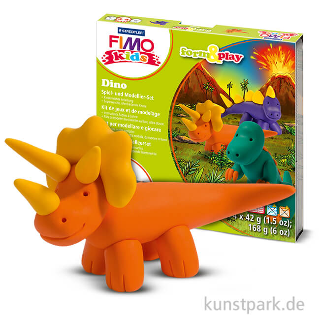 Artikelbild 1 des Artikels “FIMO Kids Form & Play - Dino, 4 x 42 g + Zubehör “