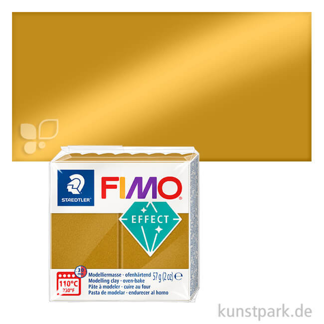 Artikelbild 1 des Artikels “FIMO Metallicfarben Effekt 57 g Einzelfarbe | Gold Metallic“