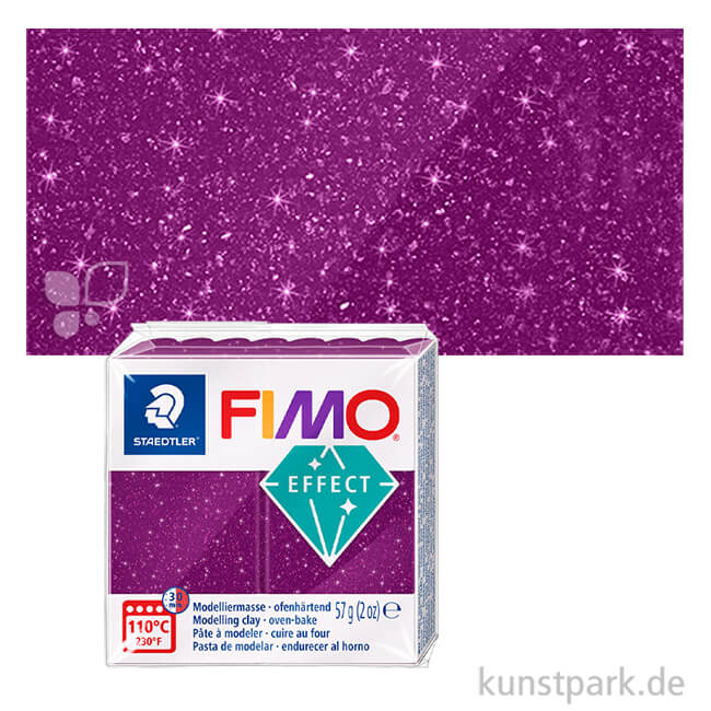 Artikelbild 1 des Artikels “FIMO Modelliermasse - Galaxy Effekt, 57 g Einzelfarbe | Lila“