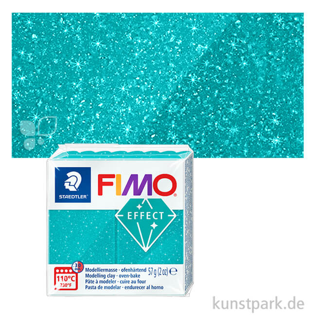 Artikelbild 1 des Artikels “FIMO Modelliermasse - Galaxy Effekt, 57 g Einzelfarbe | Türkis“