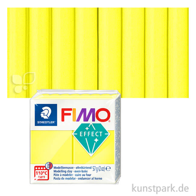 Artikelbild 1 des Artikels “FIMO Modelliermasse - Neonfarben Effekt, 57 g Einzelfarbe | Neon Gelb“