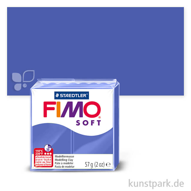 Artikelbild 1 des Artikels “FIMO soft Modelliermasse 57 g Einzelfarbe | Brillantblau“