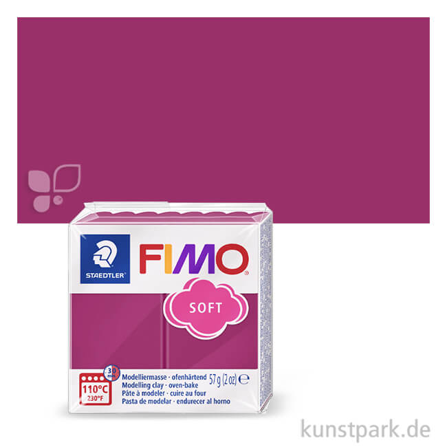 Artikelbild 1 des Artikels “FIMO soft Modelliermasse 57 g Einzelfarbe | Frozen Berry“
