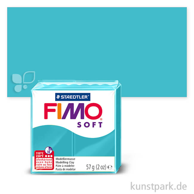 Artikelbild 1 des Artikels “FIMO soft Modelliermasse 57 g Einzelfarbe | Pfefferminz“