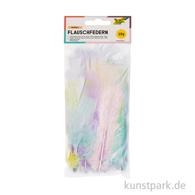 Artikelbild 1 des Artikels “Flauschfedern Pastell, 10g “