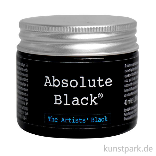 Artikelbild 1 des Artikels “Fleur Absolute Black - Malfarbe, Matt Schwarz, 40 ml “