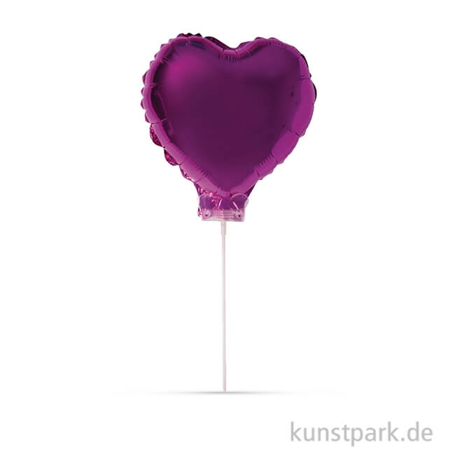 Artikelbild 1 des Artikels “Folienballon Herz zum Stecken, 28 cm Fuchsia“