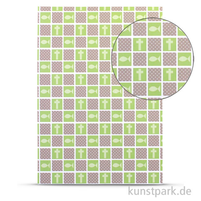 Artikelbild 1 des Artikels “Fotokarton Hope - Fisch + Kreuz, DIN A4, 300g “