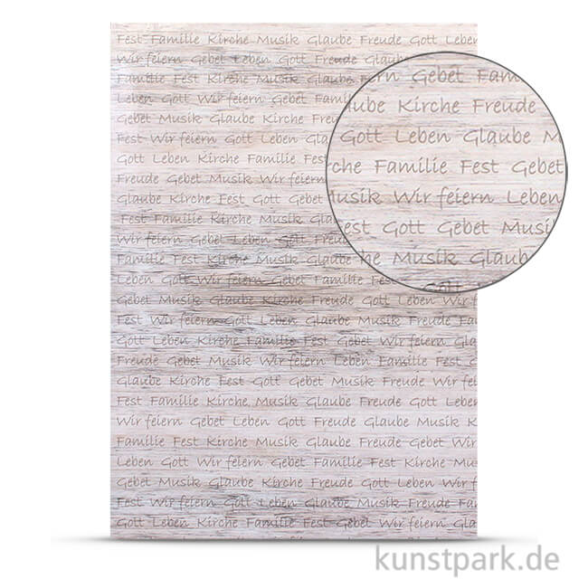 Artikelbild 1 des Artikels “Fotokarton Hope - Schrift, DIN A4, 300g “