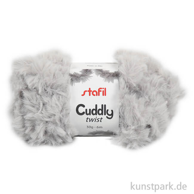 Artikelbild 1 des Artikels “Garn - Cuddly Twist, 30g Garn | Hellgrau“