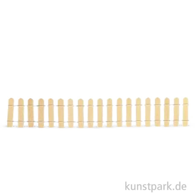 Artikelbild 1 des Artikels “Mini Gartenzaun - Natur 30 cm Länge, 3 cm Höhe “