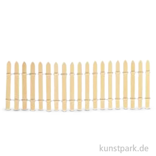 Artikelbild 1 des Artikels “Mini Gartenzaun - Natur 30 cm Länge, 5,5 cm Höhe “