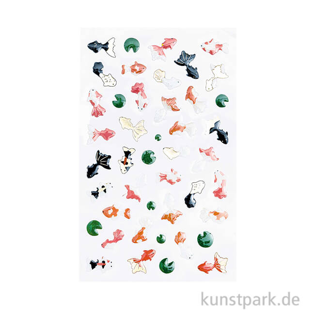 Artikelbild 1 des Artikels “Gelsticker - Jardin Japonais, Kois & Lotus “