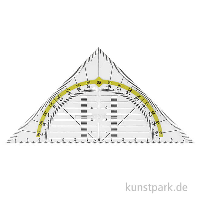 Artikelbild 1 des Artikels “Geodreieck Kunststoff mit Griff, 14 cm “