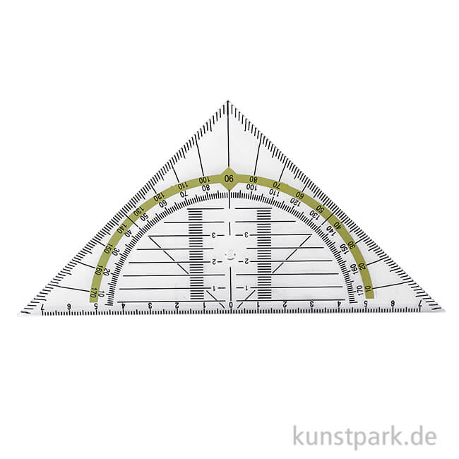 Artikelbild 1 des Artikels “Geodreieck Kunststoff ohne Griff, 14 cm “