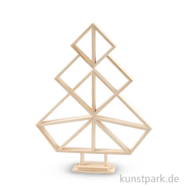 Artikelbild 1 des Artikels “Geometrischer Weihnachtsbaum aus Holz 40 cm“