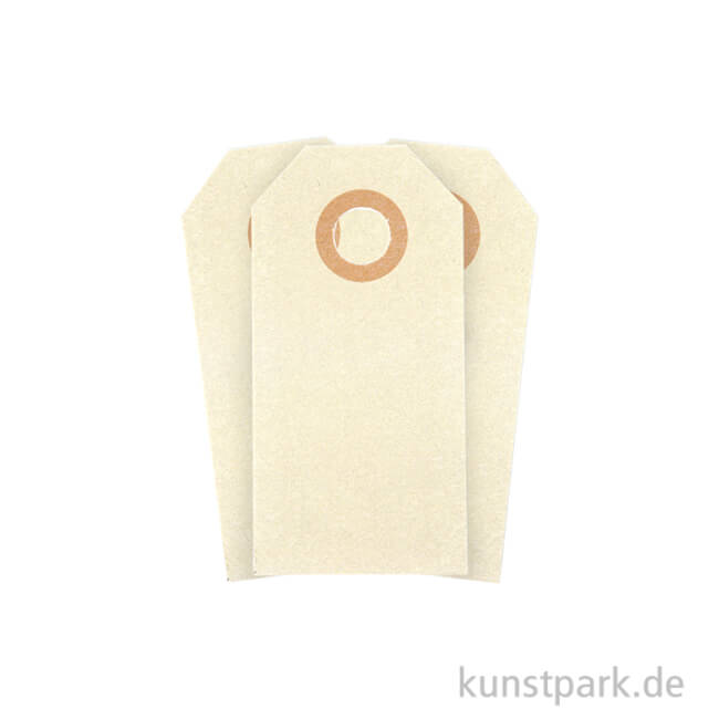 Artikelbild 1 des Artikels “Geschenkanhänger aus Pappe - Natur 3x6 cm - 30 Stück“