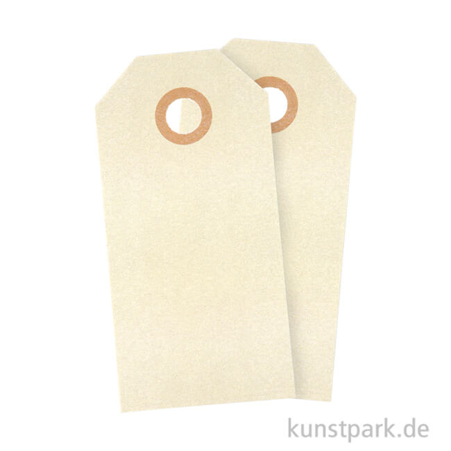 Artikelbild 1 des Artikels “Geschenkanhänger aus Pappe - Natur 4x8 cm - 20 Stück“