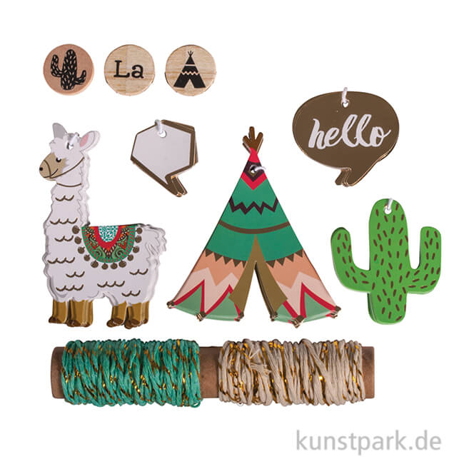 Artikelbild 1 des Artikels “Geschenkanhänger Set - Lama “