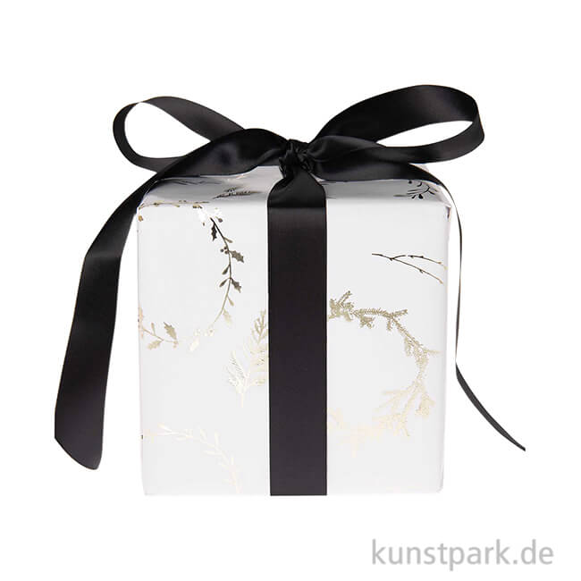 Artikelbild 1 des Artikels “Geschenkpapier - Nostalgic Christmas, Weiß, Kränze, 200 x 70 cm “